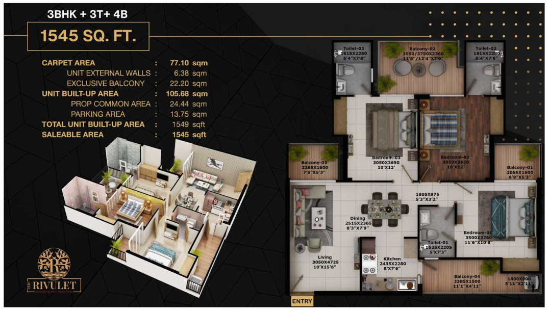 Fusion The Brook & Rivulet - Noida Extension-6