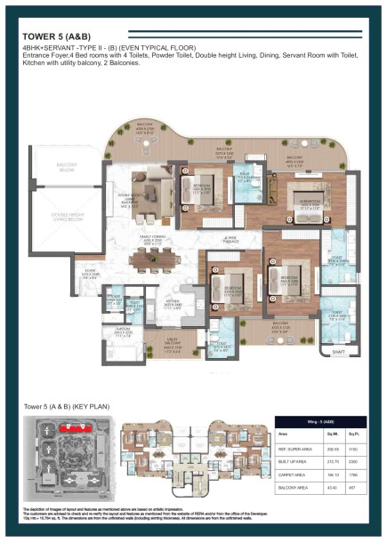 Mahagun My Lagoon | Ultra Luxury Living at sec. 12 with 3 & 4 BHK Apartments-6