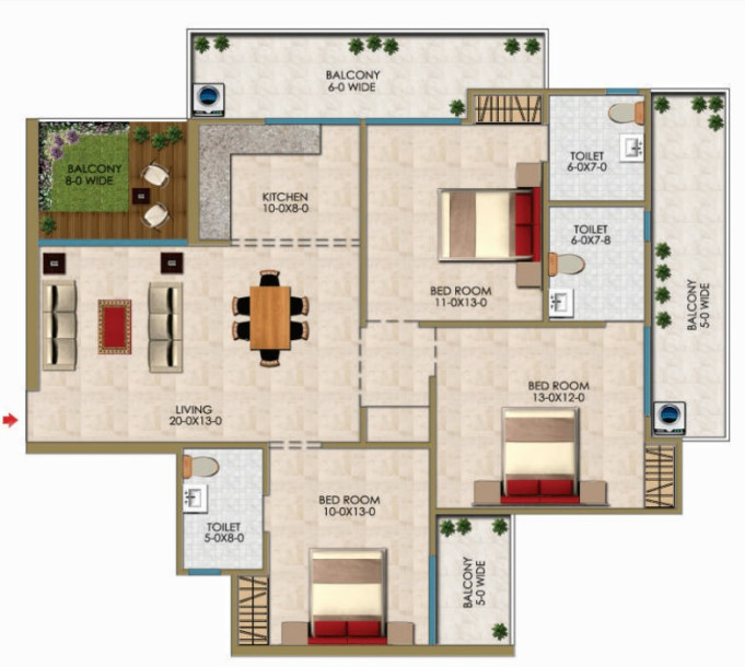 Renox Thrive – 3 & 4 BHK Ultra Luxury Apartments in Greater Noida West-4