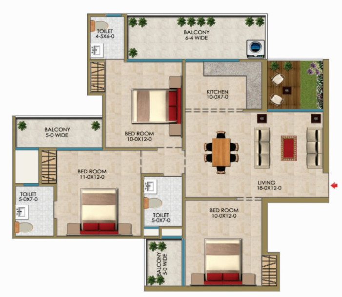 Renox Thrive – 3 & 4 BHK Ultra Luxury Apartments in Greater Noida West-3