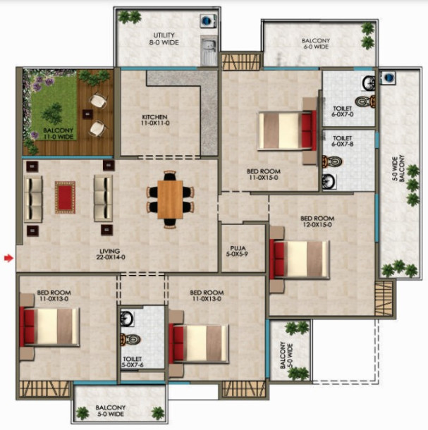 Renox Thrive – 3 & 4 BHK Ultra Luxury Apartments in Greater Noida West-5